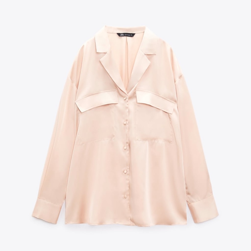 Zara silk top